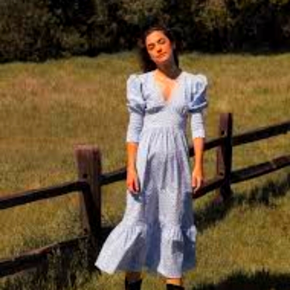 Les Femmes Dresses & Skirts - ISO NOT FOR SALE LES FEMMES Vetiver dress in bluestar
